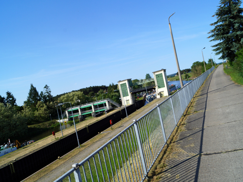Staustufe Hohensaaten - Oder-Neiße-Radweg