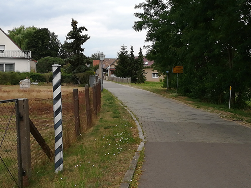 Grenzpfahl - zwischen Sachsen und Preußen Grenzpfahl - zwischen Sachsen und Preußen