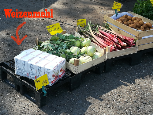 Dannenwalde Obst Gemüse Mehl Verkaufsstand Dannenwalde Obst Gemüse Mehl Verkaufsstand