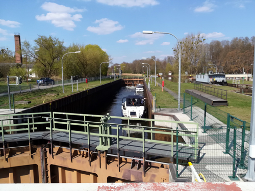 Bischofswerderer Schleuse - Voßkanal - Radweg Bischofswerderer Schleuse - Voßkanal - Radweg