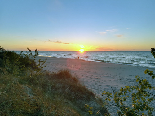 Sonnenuntergand am Bakenberg auf Rügen Sonnenuntergand am Bakenberg auf Rügen