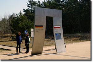 Strandpromenade - deutsch-polnische Grenze Strandpromenade - deutsch-polnische Grenze