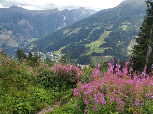 Abstieg vom Stubnerkogel nach Bad Gastein Abstieg vom Stubnerkogel nach Bad Gastein